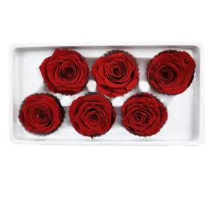 Cheap Wholesale from China 5-6cm Preserved Rose With 6cm Long Stem