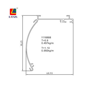 Lanis Z8 ĐÔI CẦU VỒNG rèm cuốn cửa sổ Shades với Zebra thành phần cần thiết Rèm cực bài hát & phụ kiện - Product Image 3