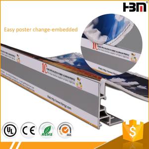 Personalizar cualquier tamaño ultra delgado 2 pulgadas pantalla tela marco de caja de luz led para las tiendas - Product Image 3