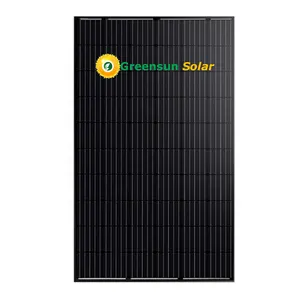 Greensun 300Watt 310W 320WP Mono All Black German Solar Panels for Solar Power System Home