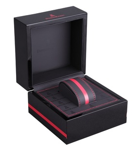 Top sales Amazon 2023 watch box pu leather square wooden watch gift box