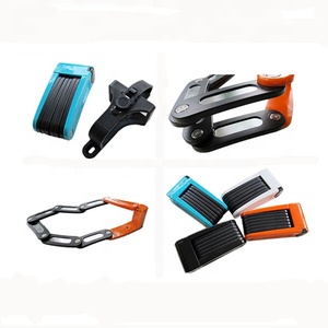 Lucchetto a Catena Pieghevole in Acciaio Legato da 70mm, <span class=keywords><strong>Antifurto</strong></span> per Biciclette e Moto - Product Image 1