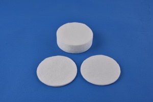 Yafeng — coussinets en laine de coton pour le visage, cosmétiques, absorbant, exfoliants, tonique, élimine le vernis à ongles, gel rond, 8 pièces - Product Image 6