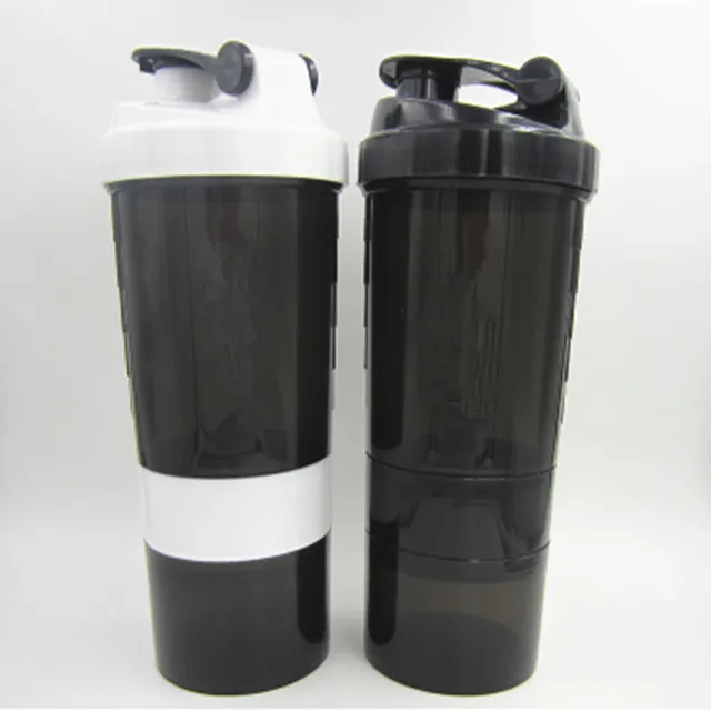 Neue stilvolle Plastik flasche Wasser 250 ml Plastik filter Shaker Sport Wasser flasche BPA frei mit kostenloser Probe