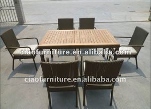 Mesa <span class=keywords><strong>de</strong></span> madera <span class=keywords><strong>de</strong></span> <span class=keywords><strong>teca</strong></span> silla <span class=keywords><strong>de</strong></span> jardín <span class=keywords><strong>de</strong></span> ratán mesa <span class=keywords><strong>de</strong></span> comedor y silla - Product Image 5