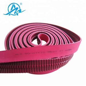AIMAI personnalisé ajouter rouge en caoutchouc revêtement ATK10 + 3 <span class=keywords><strong>t</strong></span> rouge courroie de distribution industrielle ceinture - Product Image 3