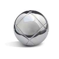 Ensemble de 8 boules de pétanque en acier inoxydable, jeu de jardin, étui de transport extérieur