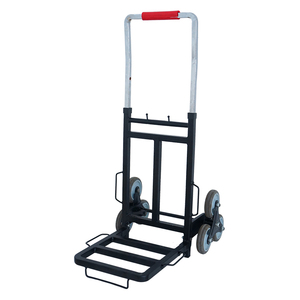 Lange Band Leven zware inklapbare <span class=keywords><strong>hand</strong></span> <span class=keywords><strong>truck</strong></span> <span class=keywords><strong>powermate</strong></span> trolley dolly met trap klimmen wielen kruiwagen trolley - Product Image 3