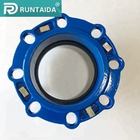 Raccord de tuyau en acier au carbone, adaptateur rapide en fonte ductile pour PVC, à bride en fonte