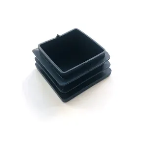 Customizable Plastic Square Tube Insert End Blanking Cover Cap 35mmx35mm