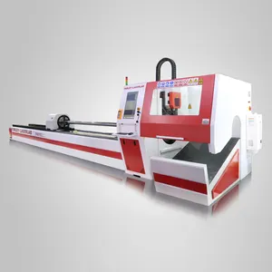 Máquina de corte a laser do tubo do metal do aço inoxidável da fibra do cnc da alta qualidade para a venda