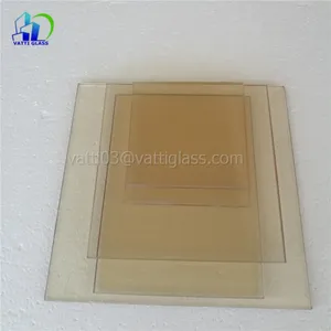 Heat resistance ceramic glass with heat resistant paint printing border for fireplace door