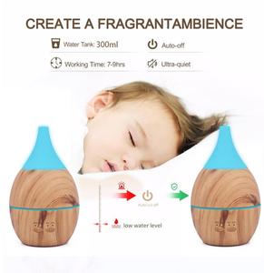 Difusor de aceite esencial 300ml <span class=keywords><strong>Anjou</strong></span> Aroma humidificador ultrasónico humidificador fresco de la niebla con Ultra-Funcionamiento silencioso - Product Image 4