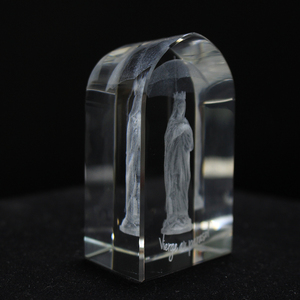 Lumières nocturnes LED de la meilleure qualité, cristal de communion, fête sainte, cube de cristal laser 3D, souvenirs de baptême, <span class=keywords><strong>cadeau</strong></span> de retour - Product Image 3
