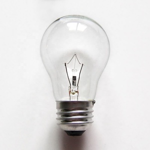 A15 <span class=keywords><strong>120V</strong></span> 220V <span class=keywords><strong>40W</strong></span> उच्च शक्ति के लिए स्पष्ट टंगस्टन फिलामेंट बल्ब घर - Product Image 1