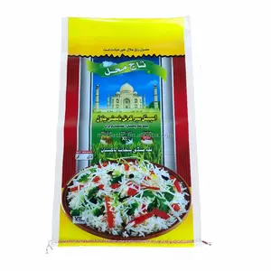 Kenbpp — sachet de riz transparent laminé, 25kg, exportation au pakistan