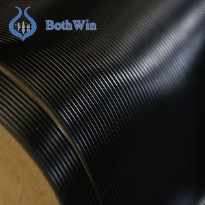 3mm verde Anti-Slip bien acanalado estera de goma/fino estrecho acanalado corrugado hoja de goma/rollo - Product Image 1