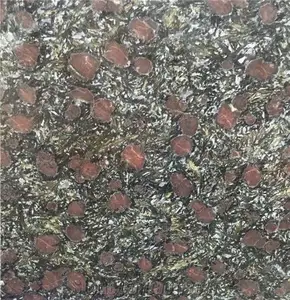 Effet de météorite de luxe rétroéclairé, nuit météorite rouge, granit rouge, pour décoration murale