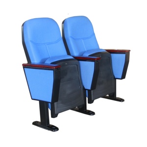 ทนทานโฮมเธียเตอร์เฟอร์นิเจอร์ราคาถูก<span class=keywords><strong>3D</strong></span> พับ Auditorium Cinema เก้าอี้การเขียนแท็บเล็ต - Product Image 4