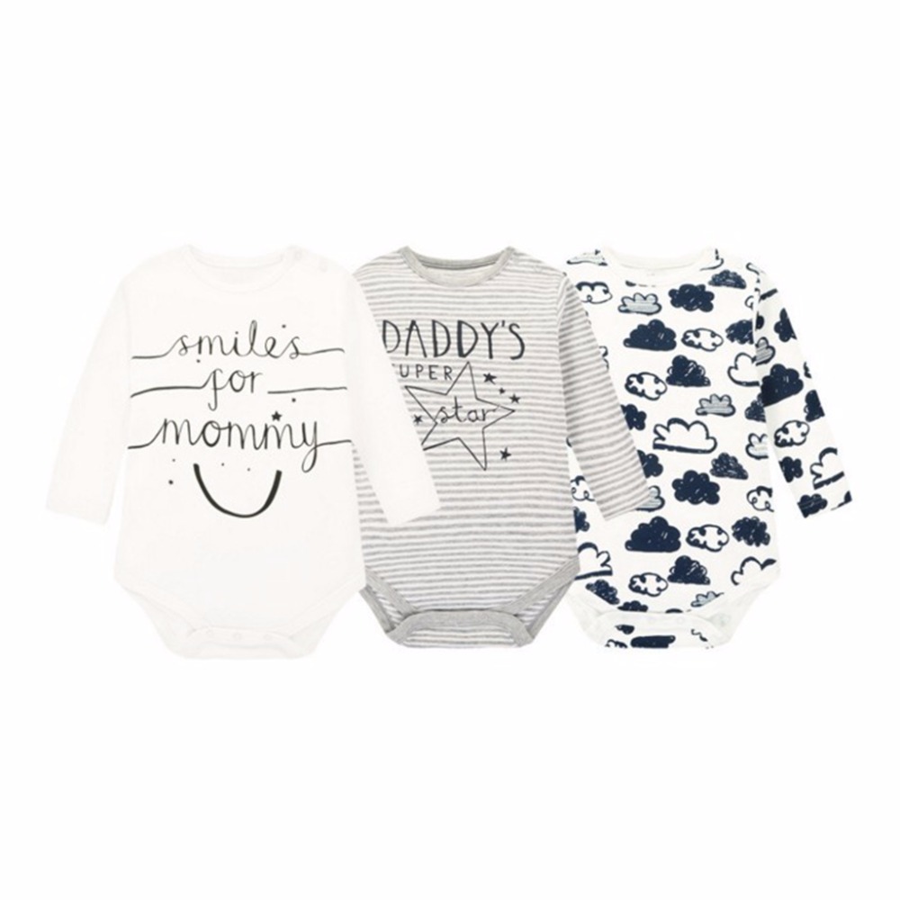 Хлопок с длинными рукавами плотная детская одежда комбинезон боди