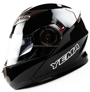 YM-925 OEM सेवा फैक्टरी प्रत्यक्ष बिक्री एबीएस डॉट मानक गंदगी बाइक सड़क फ्लिप ऊपर मोटर साइकिल हेलमेट casco मोटो YEMA हेलमेट