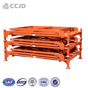 מחסן נייד מתקפל Stackable פלדת מתכת משאית צמיג מורט מזרן/מתלה אחסון מערכת - Product Image 4