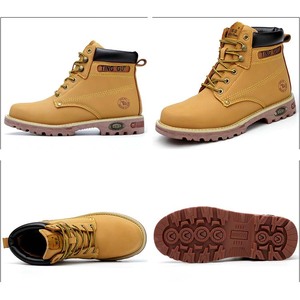 Moda Casual di Alta Taglio di Protezione Arrampicata Stivali Neri Industriale Lavoro <span class=keywords><strong>scarpe</strong></span> Di Sicurezza <span class=keywords><strong>scarpe</strong></span> di Protezione Del Piede - Product Image 4