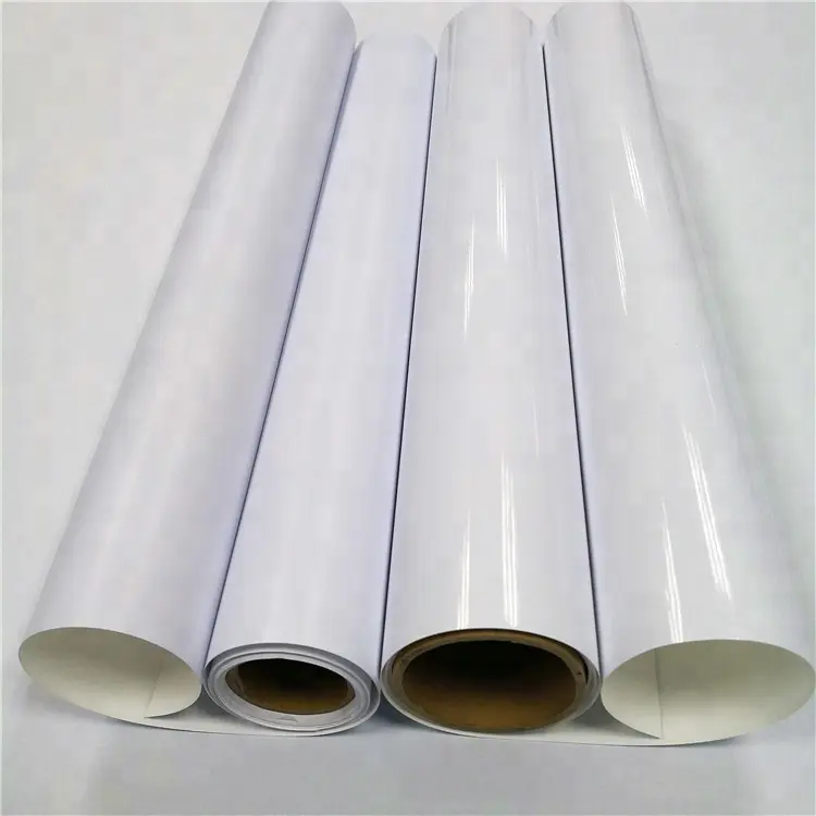 ビニールステッカー印刷素材エコ溶剤自己粘着性PVCロール工場卸売価格
