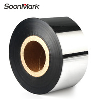 Cintas de cuidado de lavado de resina de cera, Cinta de transferencia térmica lavable para etiqueta de Satén/nailon, máquina cortadora de Cinta de transferencia térmica