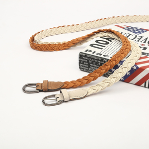 Ceintures fines pour femmes, mode en gros, boucle à ardillon de 0,86 pouces, ceintures décontractées, ceintures tressées en <span class=keywords><strong>corde</strong></span>, ceintures fines pour robe - Product Image 5