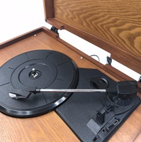 Lecteur de plateau tournant antique, avec Cassettes radio FMAM, enregistreur CD/USB/MP3