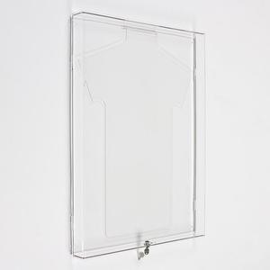 Rõ Ràng Acrylic <span class=keywords><strong>T</strong></span> Áo Hiển Thị Hộp Trường Hợp Với Khóa - Product Image 2