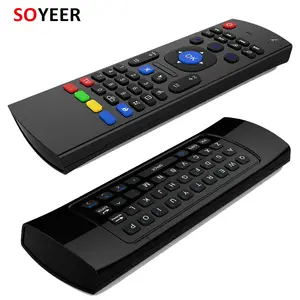 Soyeer משלוח חינם MX3 2.4G אוויר עכבר אלחוטי קול לטוס עכבר מיני מקלדת עבור אנדרואיד חכם טלוויזיה תיבה