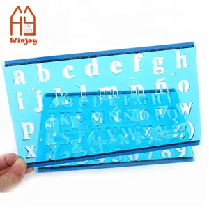 Nhựa Thực Hiện Tùy Chỉnh Thư và Số Vẽ Stencil Cho các Trường Học Văn Phòng Sử Dụng