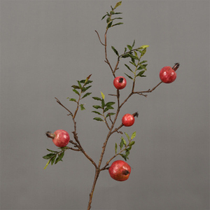 All'ingrosso Vero Tocco Bacche 5 Teste di <span class=keywords><strong>Melograno</strong></span> Artificio Frutto Artificio <span class=keywords><strong>Fiore</strong></span> con rami - Product Image 6
