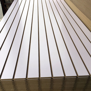 Pannelli Slatwall in MDF, Pannello Murale Laminato in Legno/Tavola Scanalata in Melamina, 1220x2440mm, Spessore 2-25mm, Resistente all'Umidità - Product Image 6
