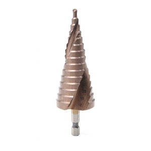 M35 HSS <strong>Cobalt</strong> Spiral Flute Step <strong>Drill</strong> <strong>Bit</strong> <strong>Set</strong> Pagoda <strong>Drill</strong> <strong>Bit</strong> for Stainless Steel Metal Sheet Drilling - Product Image 3