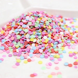 Les bonbons en argile polymère <span class=keywords><strong>de</strong></span> couleur mélangée arrose des perles en céramique <span class=keywords><strong>de</strong></span> forme ronde pour les fournitures <span class=keywords><strong>de</strong></span> Slime - Product Image 2