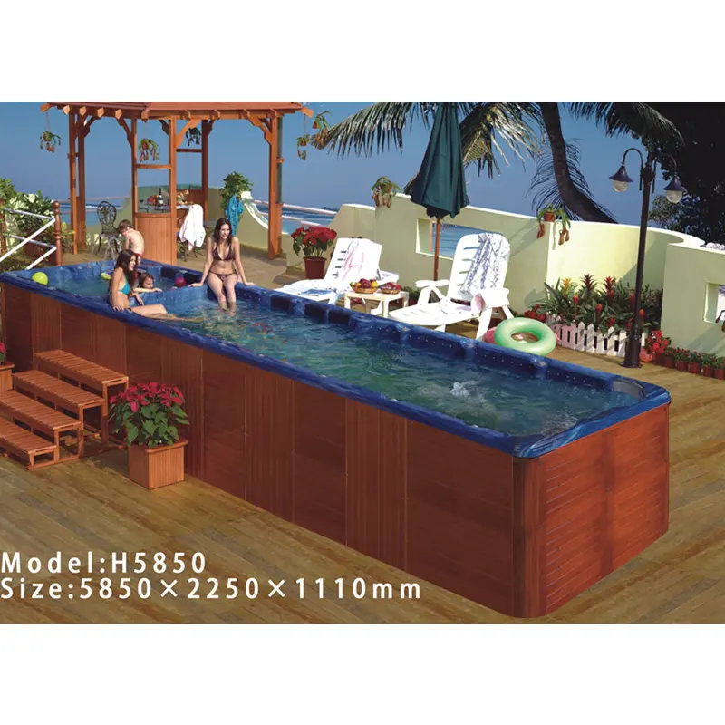 Outdoor swimming spa pool massage whirlpool& bathtub for 10 people