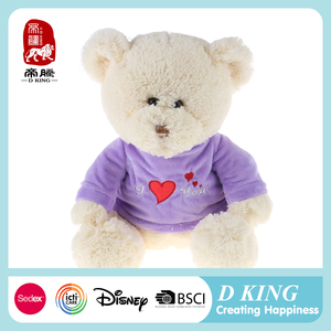T camisa de oso de peluche con el corazón de <span class=keywords><strong>san</strong></span> valentín de regalo juguetes - Product Image 1