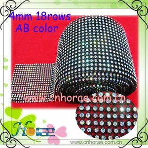 filas 18 coser en malla de diamante de imitación de cristal con diamantes de imitación <span class=keywords><strong>ab</strong></span> - Product Image 1