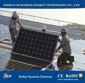 أفضل مورد sunchees الكهروضوئية كفاءة عالية 500 واط paneles solares الشمسية نظام المنزل