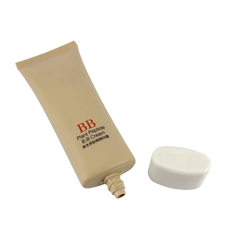 2018 Oval Laminated Black Galore Plastic Health and Beauty Hand Cream Lip Gloss 30ml Empty Body Lotion Flat Cosmetic Tube