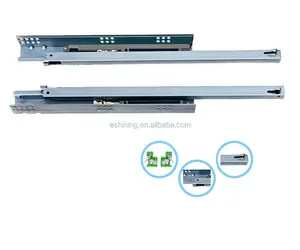 Máquina de gaveta deslizante aodeli, máquina para armário de cozinha industrial, macia e escondida, 30kg de extensão única