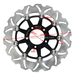 Disco de Freno Flotante de Acero Inoxidable para Motocicleta para <span class=keywords><strong>KAWASAKI</strong></span> KLV 1000 DL <span class=keywords><strong>V</strong></span>-<span class=keywords><strong>STROM</strong></span> 650 DL <span class=keywords><strong>V</strong></span>-<span class=keywords><strong>STROM</strong></span> 1000 - Product Image 2