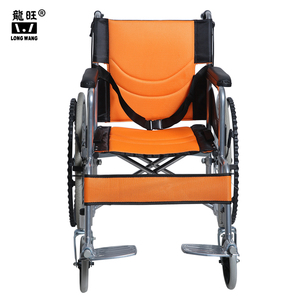 Sedia a Rotelle Manuale in Acciaio da 24 Pollici con Ruote Flessibili per Disabili, Thailandia - Product Image 3