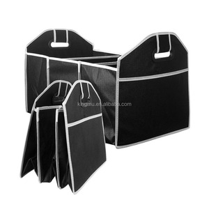 Nero di Grandi Dimensioni In Più Auto Trunk Organizer con 3 Scomparti/Auto Multi-Pocket Organizer Grande Capacità Pieghevole Sacchetto di Immagazzinaggio - Product Image 5