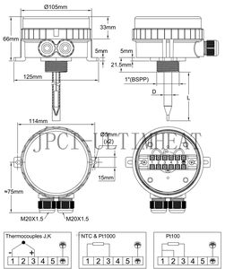 Séries <span class=keywords><strong>TY</strong></span> Capteur de température - Product Image 2