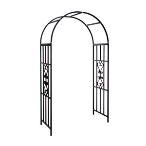 Arche de jardin en acier <span class=keywords><strong>tonnelle</strong></span> support de fleurs <span class=keywords><strong>pour</strong></span> diverses plantes grimpantes extérieur jardin pelouse arrière-cour pergola arche de fleurs - Product Image 2