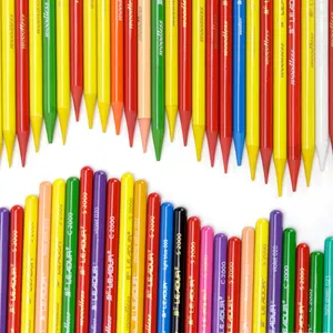 <span class=keywords><strong>Crayons</strong></span> <span class=keywords><strong>de</strong></span> <span class=keywords><strong>cire</strong></span> colorés LEADUR SUPER pour dessin et peinture, noirs, ronds, 12/18/24/36 couleurs - Product Image 1